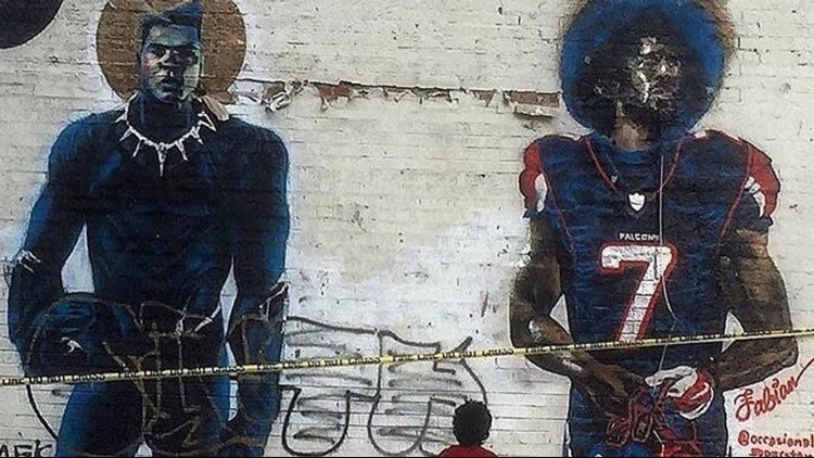 Artist Launches GoFundMe Campaign After The Destruction of His Colin Kaepernick Mural