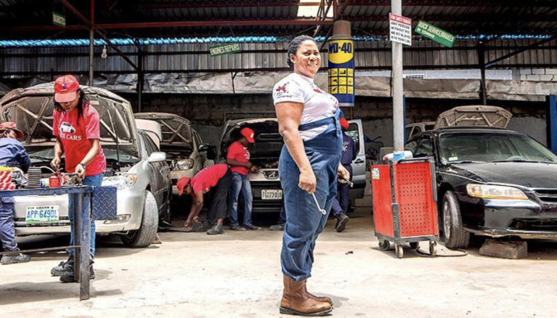 Nigeria's First Female Mechanic is Empowering Other Women to be Independent