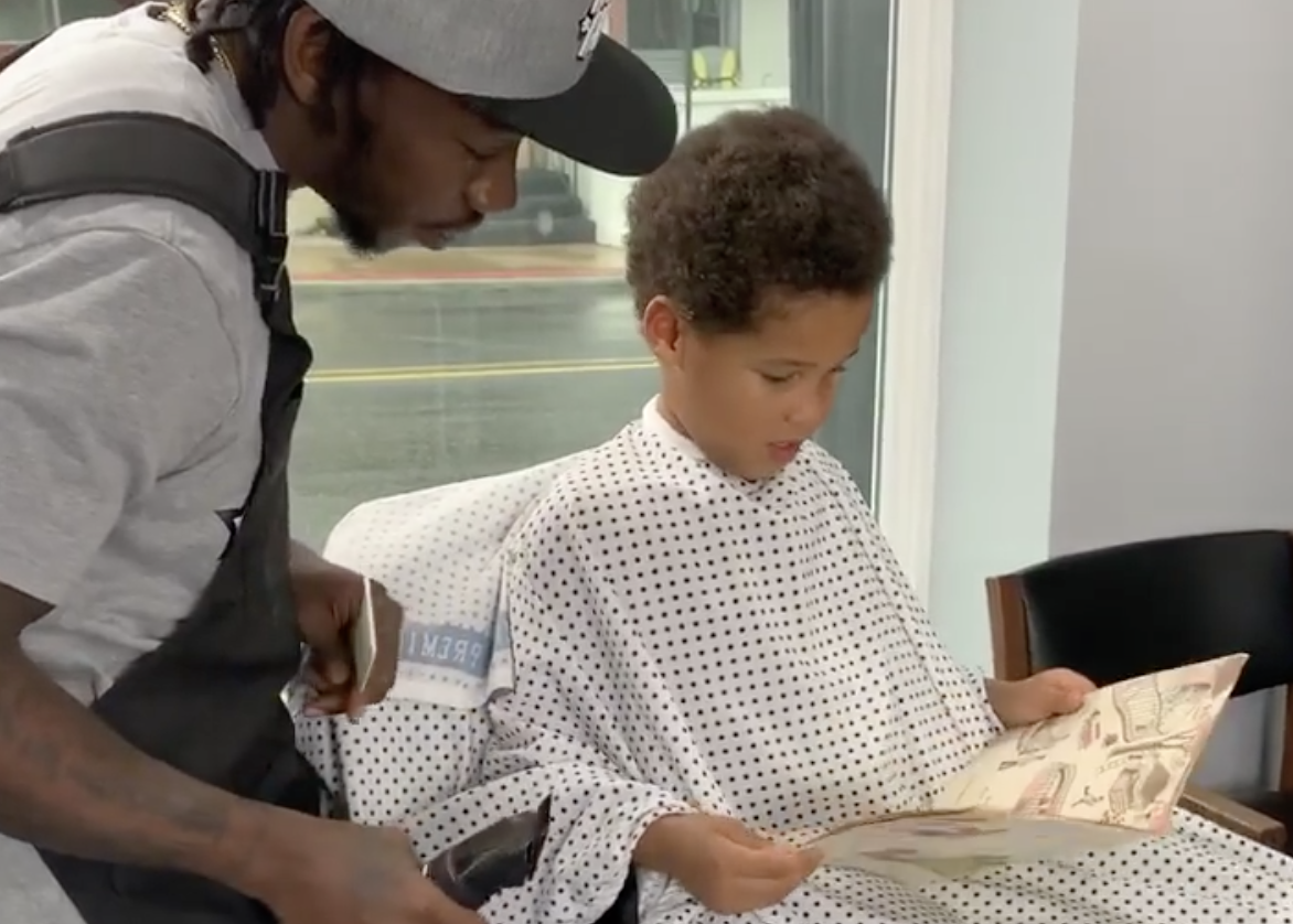 This Barbershop Pays Youth Customers to Read Aloud While Getting a Haircut