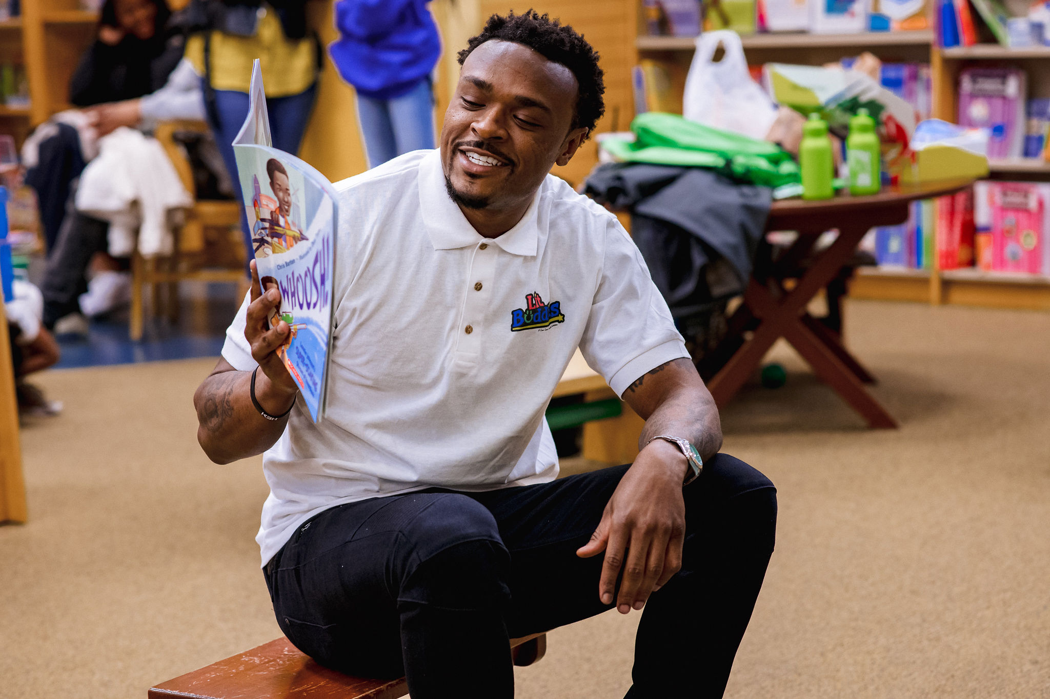 NFL Cornerback Brandon Carr is on a Mission to Tackle Child Literacy Through 'Lit Buddies'