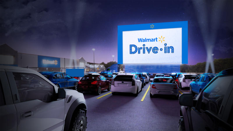 Walmart Partners With Tribeca to Turn Store Parking Lots Into Drive-In Theaters