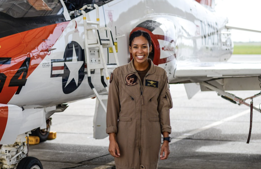 LTJG Madeline Swegle Makes History as First Known Black Female Tactical Jet Pilot in the U.S. Navy