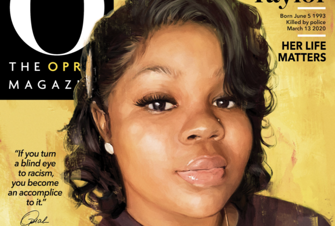 Oprah Gives Up 'O' Magazine Cover For the First Time to Honor Breonna Taylor