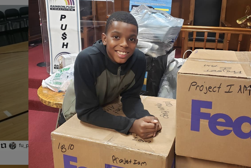 11-Year-Old Jahkil Jackson Distributes Over 20,000 'Blessing Bags' Through His Nonprofit