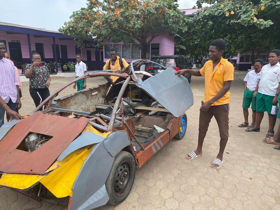 Meet Kelvin Ordartey, the 18-Year-Old Ghanaian Genius Who Built a Car From Scratch