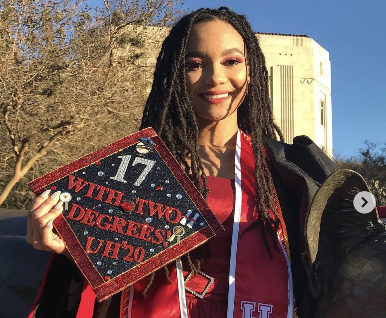 18-Year-Old Salenah Cartier Becomes Youngest Person to Earn Master’s Degree from University of Houston