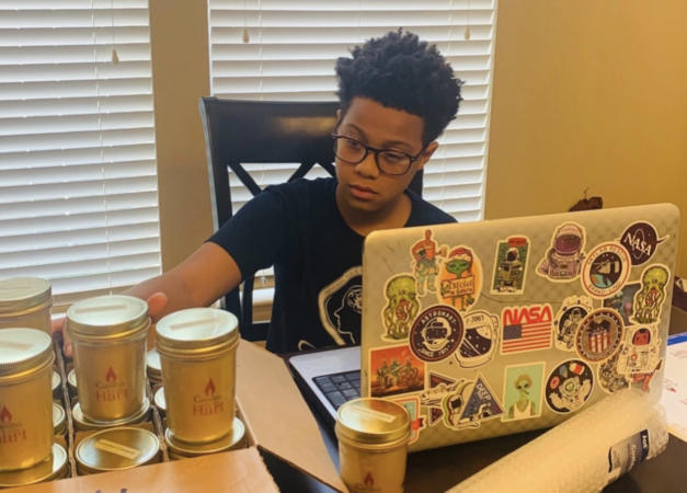 Meet the 11-Year-Old Selling 'Candles From The Hart' to Fund His Future HBCU Education