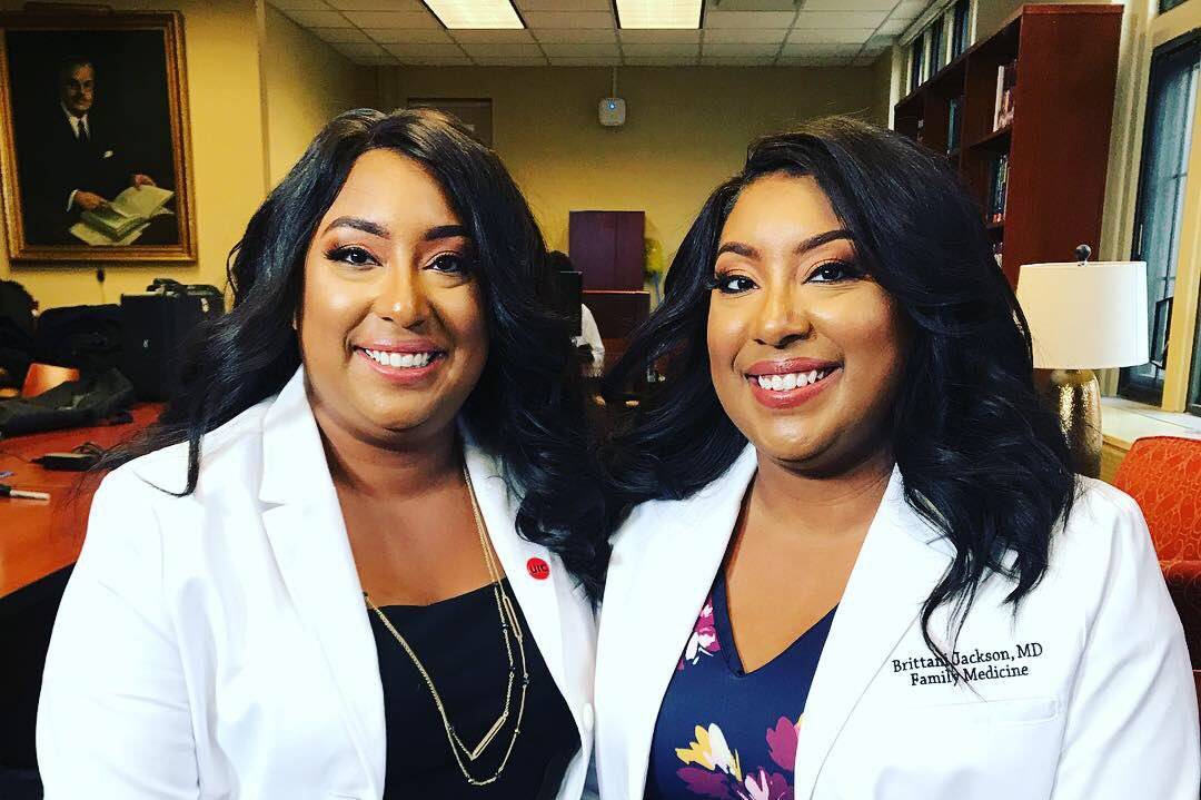 As First-Generation Twin Doctors In Their Family, Brandi And Brittani Jackson Plan To Pave The Way
