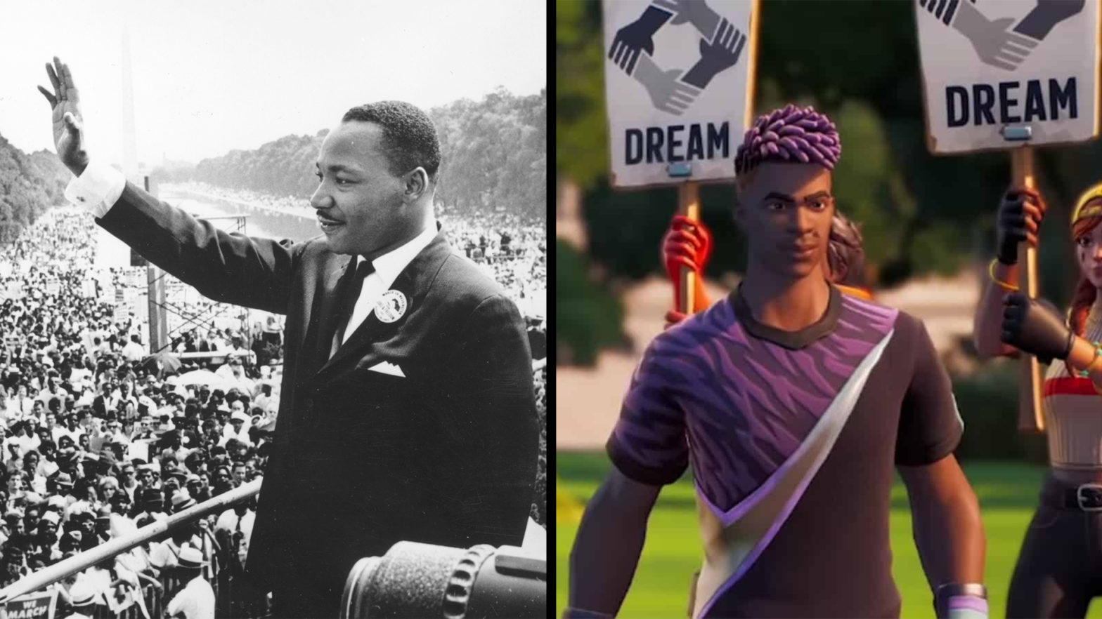 Fortnite Held A MLK 'I Have A Dream' Experience And Failed To Prevent Issues Like Whip Cracking Emotes
