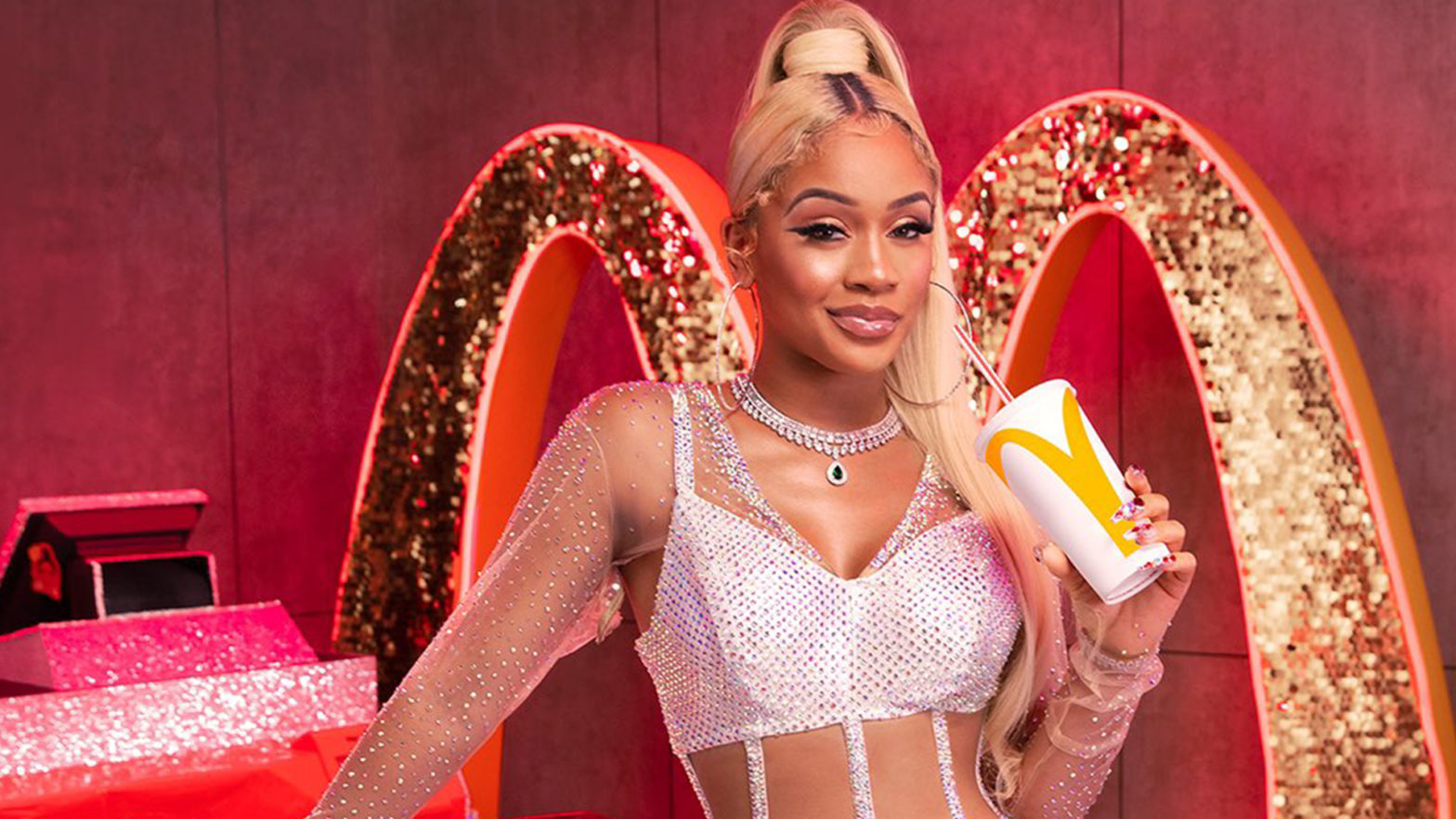 Exclusive: How Saweetie’s Social Media Savvy Helped Her Snag Her Own McDonald’s Meal