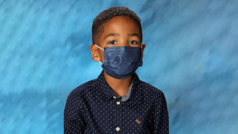 Viral First Grader Who Wore A Mask In His School Photos Receives Over $30K Toward College Fund