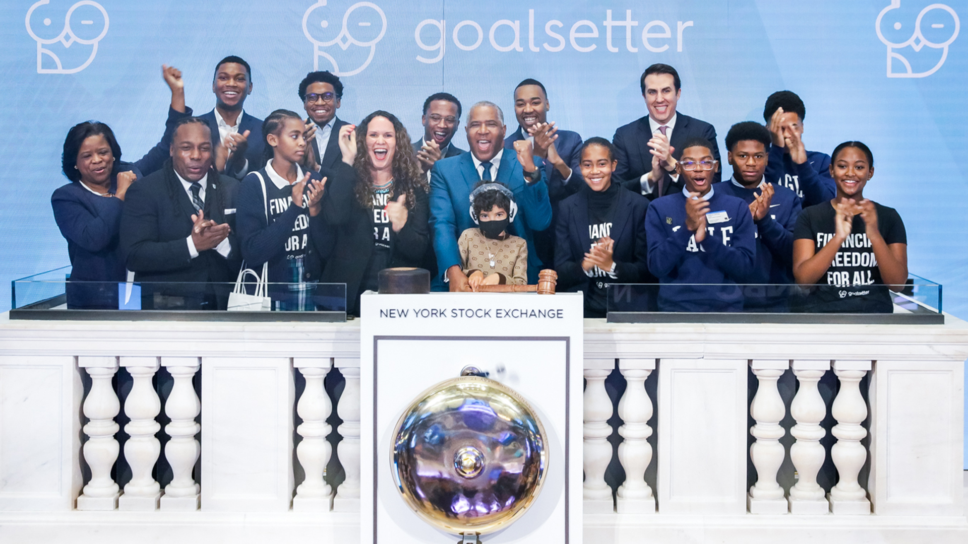 Goalsetter, Billionaire Robert F. Smith Ring NYSE Opening Bell After Gifting Thousands Of Shares To Young People Of Color