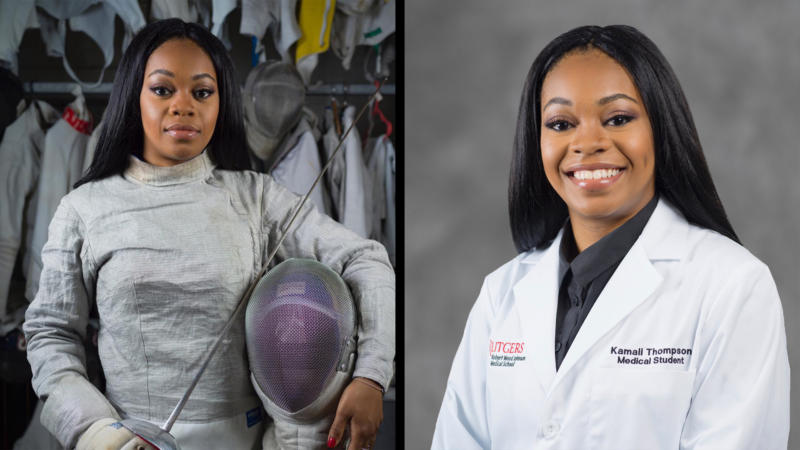 Olympian To Doctor: Fencer Kamali Thompson Is On The Path To Becoming A Surgeon
