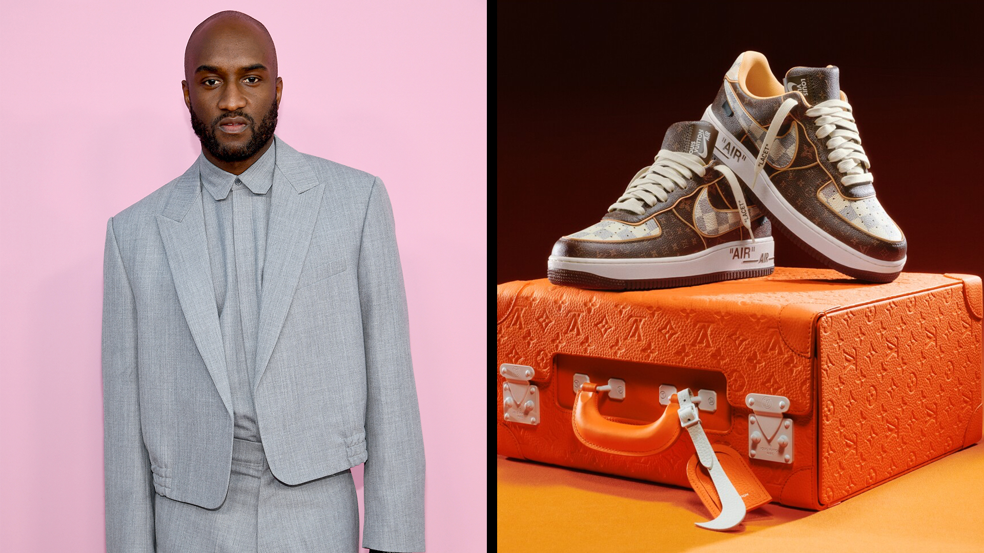 Bids For Virgil Abloh's Louis Vuitton x Nike Air Force 1s Hit As High As $90K In Auction