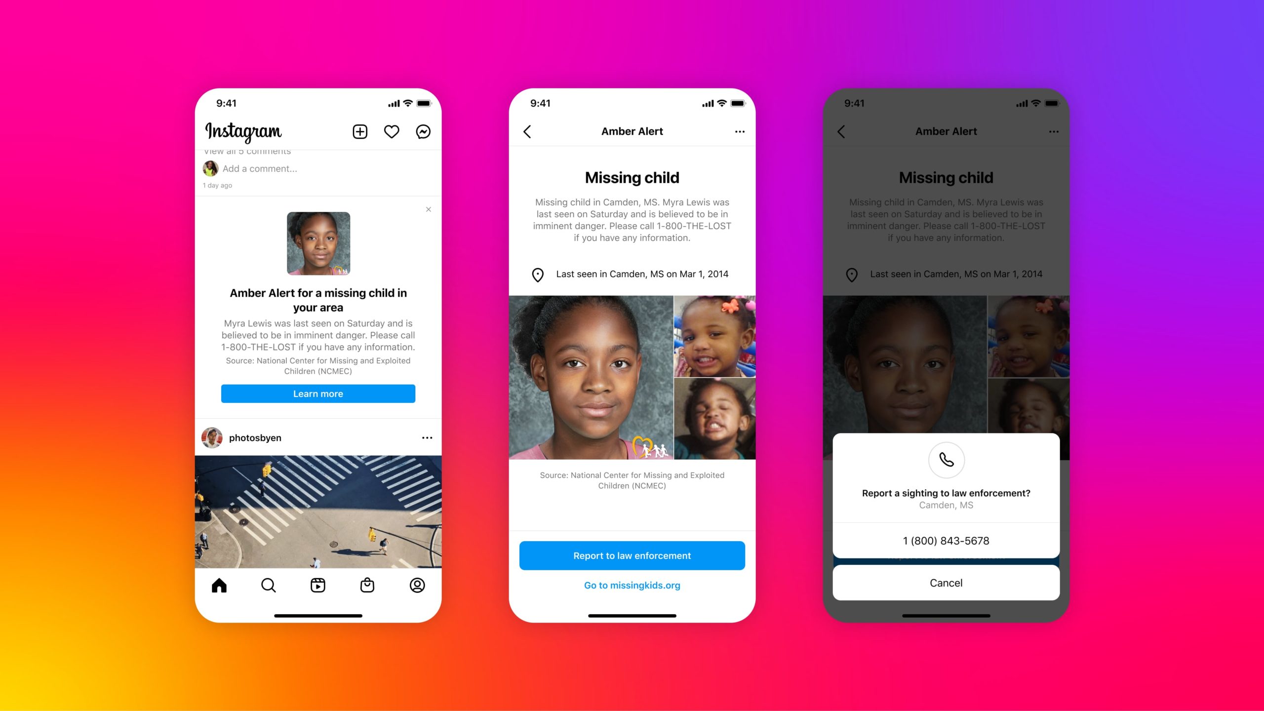 Instagram Uses Its Influence For Good With Launch Of In-Feed Amber Alerts
