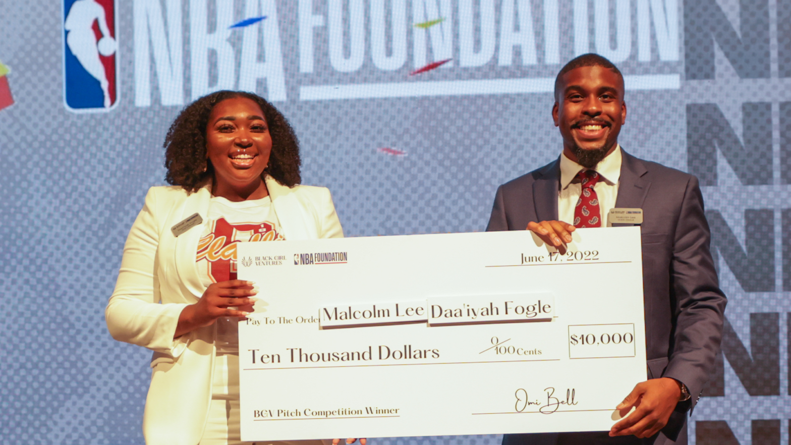 HBCU Entrepreneurs Daa’iyah Fogle,Malcolm Lee Earn $10K Prize At NBA Foundation's First-Ever Pitch Competition With Black Girl Ventures