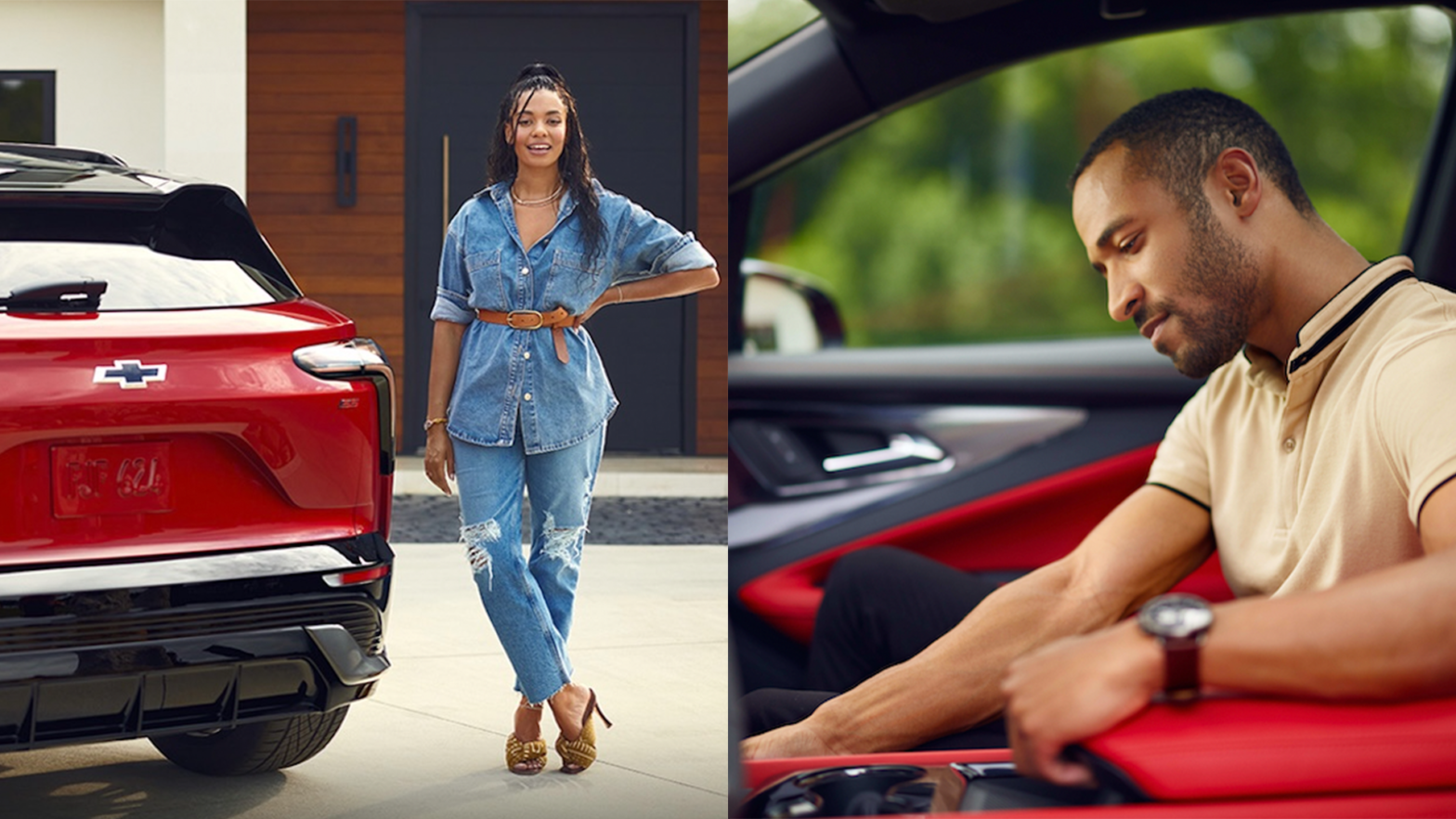 Black Designers Aurora James And Justin Salmon Talk Playing A Part In Chevy's First-Ever Blazer Electric Vehicle
