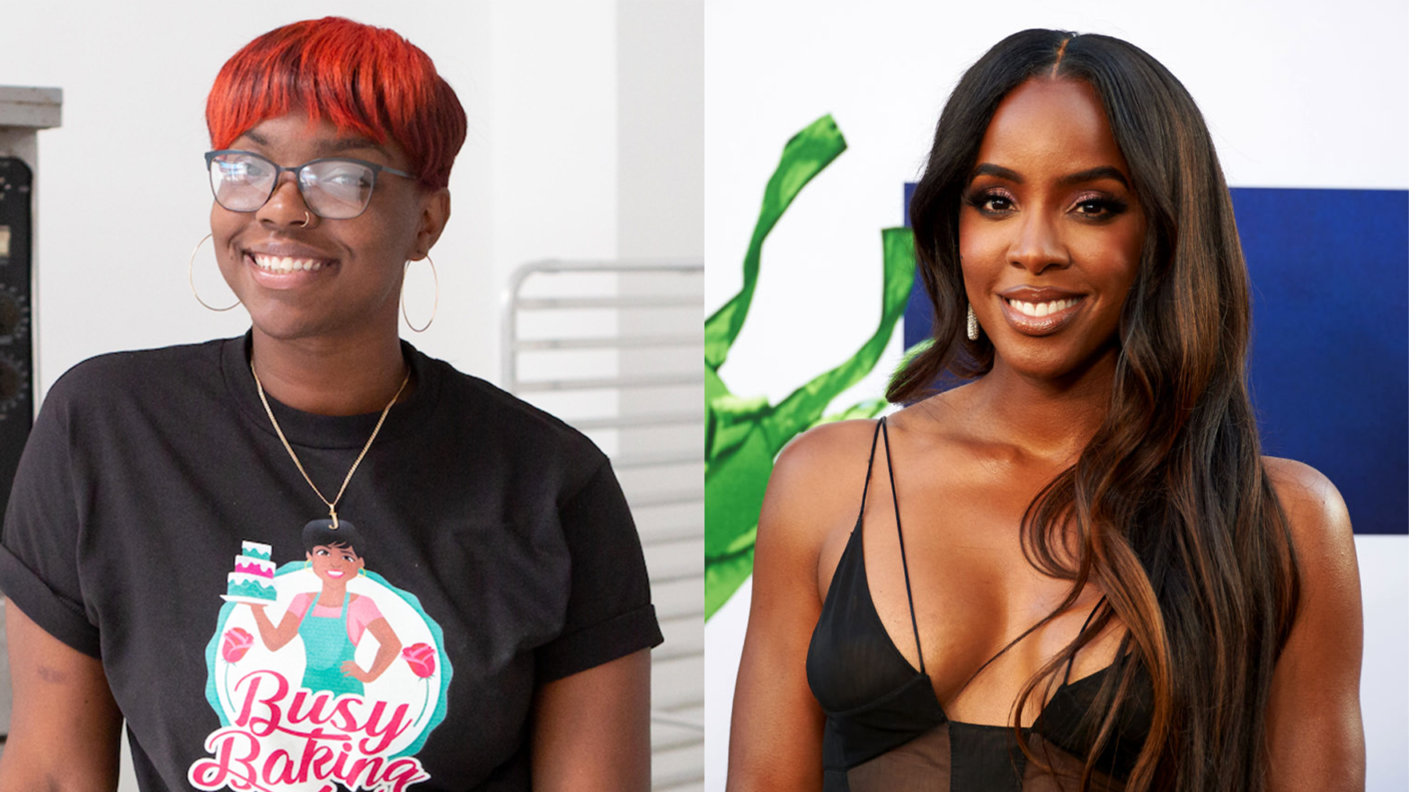 Exclusive: Kelly Rowland Talks Supporting Black-Owned Businesses Like Re'Gine Terry's Busy Baking And Why You Should Too