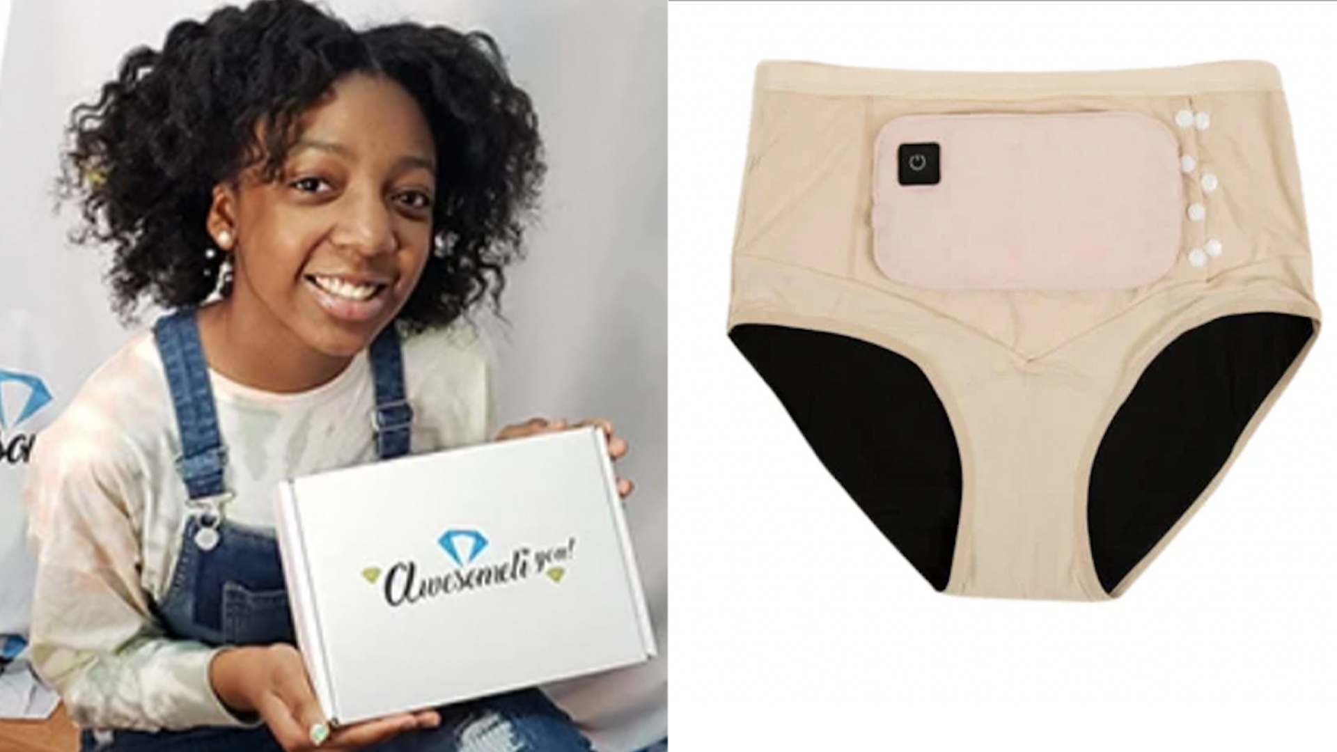 13-Year-Old Creates Period Panty With Heating Pad After