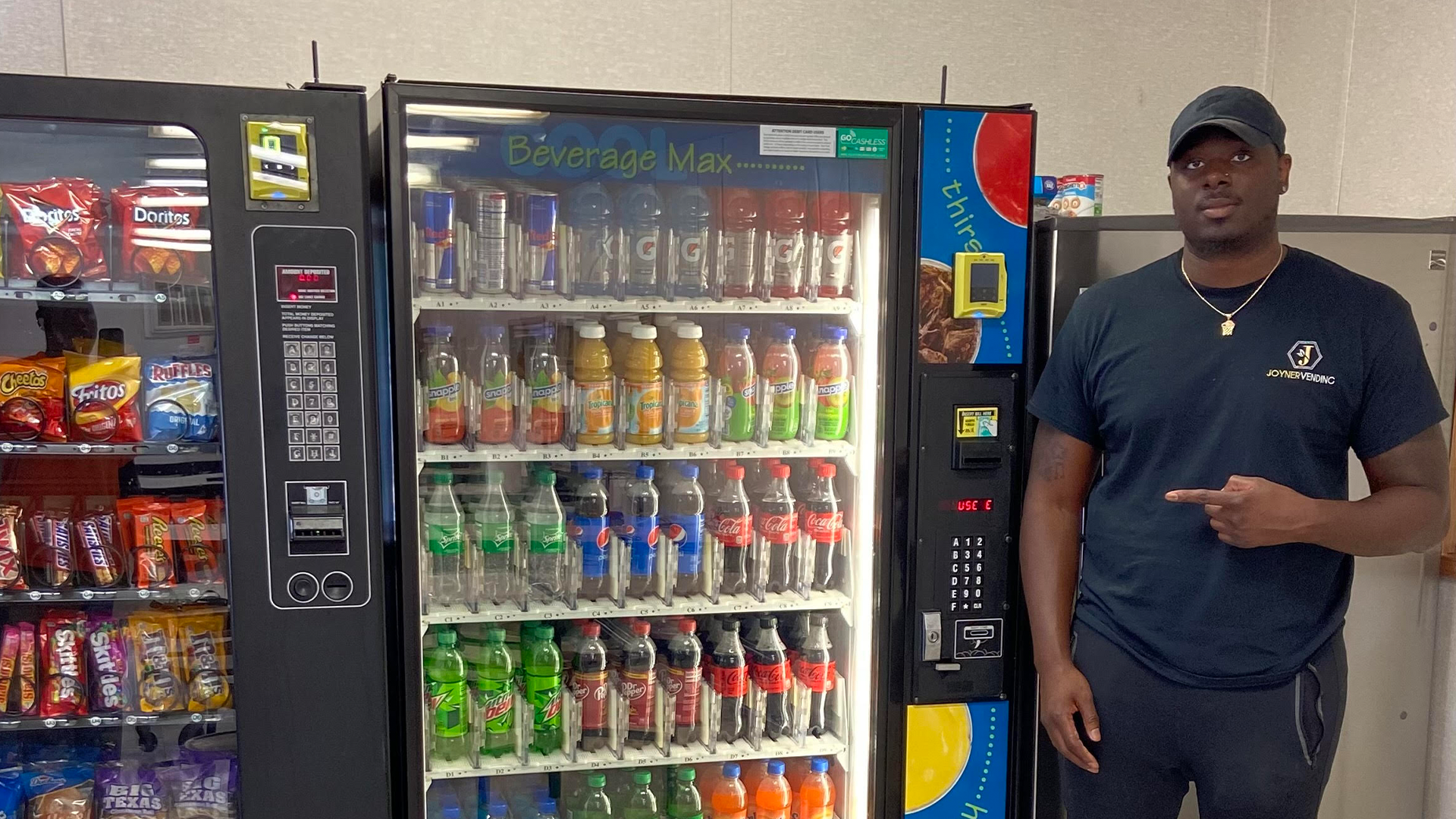 New university contract brings updated vending machines to campus buildings