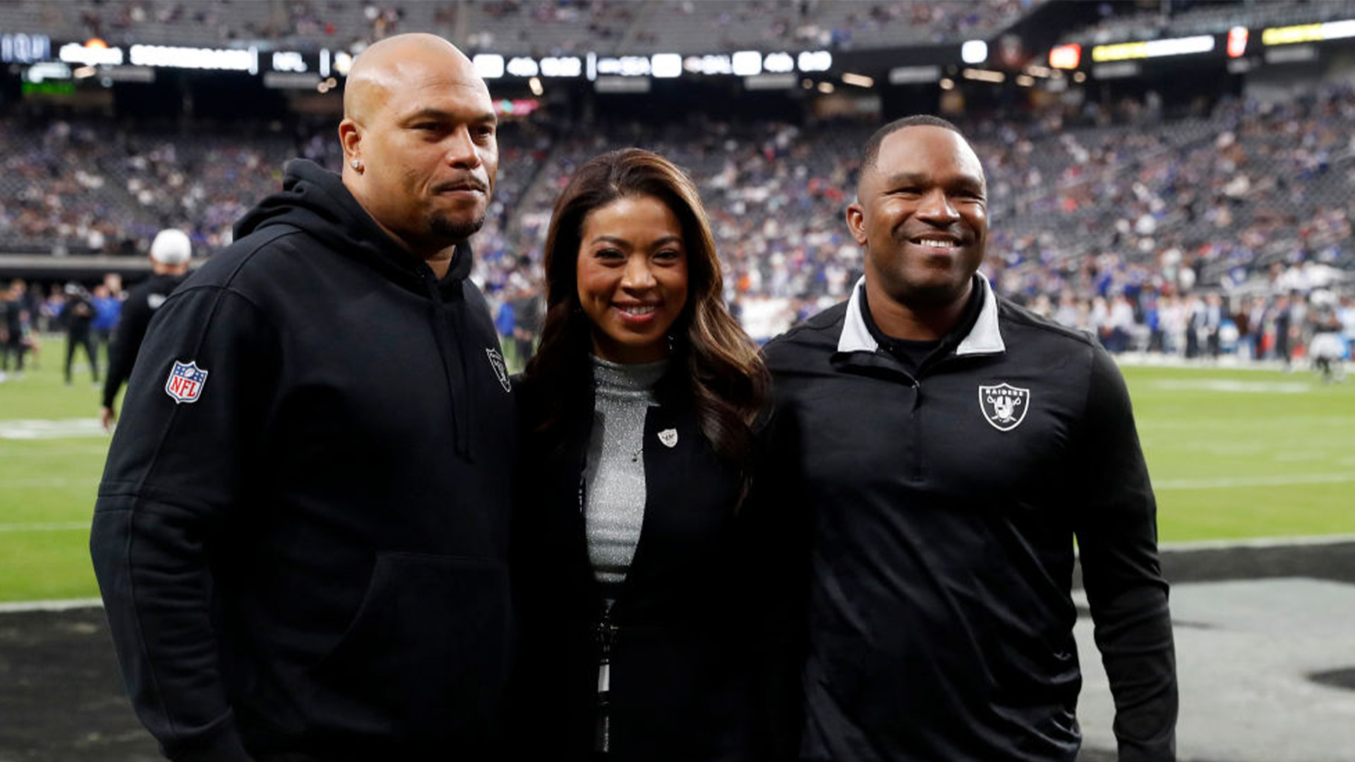 The Las Vegas Raiders Are The First NFL Team To Boast A Black President, Black Coach, And Black General Manager