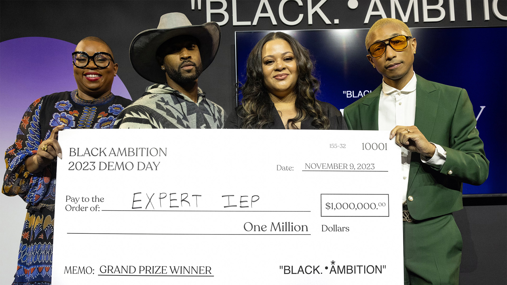 Pharrell Williams' Black Ambition Awards $3.2M To 36 Entrepreneurs During Demo Day, But Says Mentorship Is The 'Ultimate Goal'