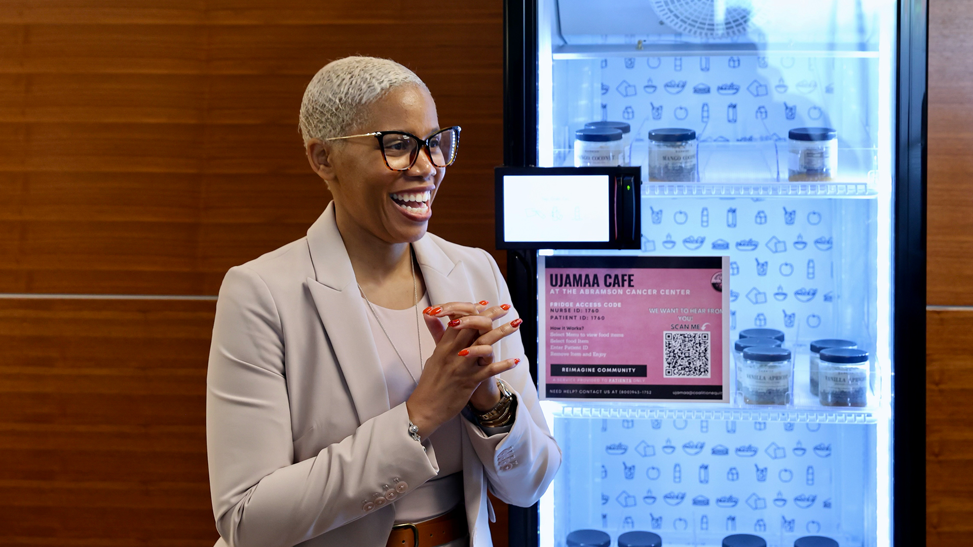 Dr. Leeja Carter Created A Smart Refrigerator To Provide Healthy Food Options In Food Deserts Across New Jersey