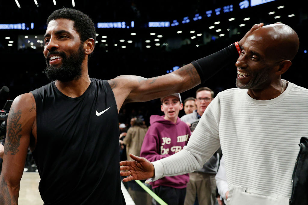 NBA Player Kyrie Irving Signs His Father As The First Signature Athlete To His ANTA Shoe Line