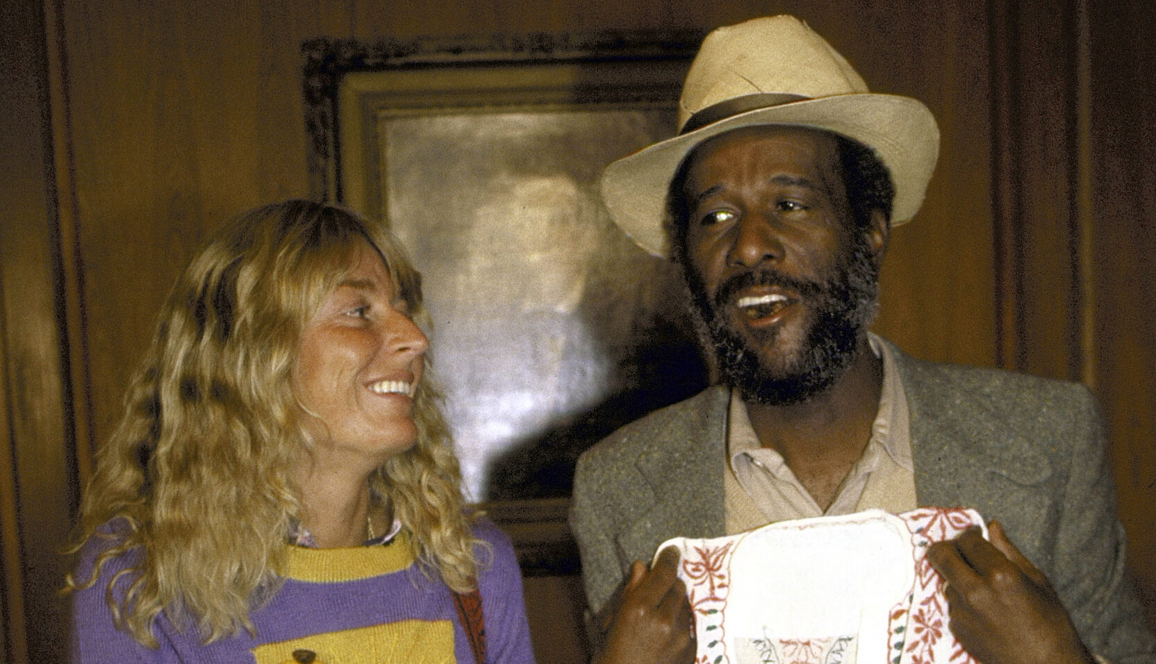 Famous Amos Company Net Worth pictured: Wally Amos and wife