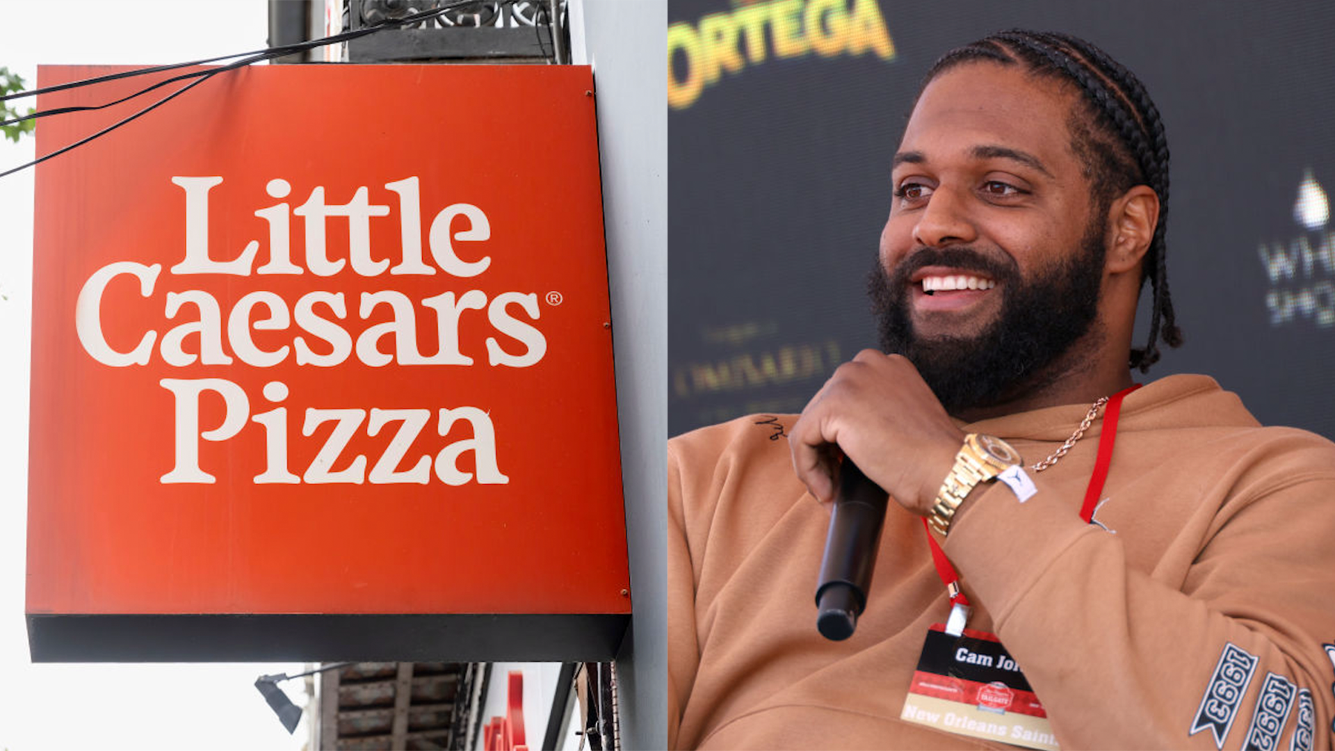 Cam Jordan often ate at Little Caesars as a teenager, and today he owns shares in 8 branches in the Indianapolis, IN area