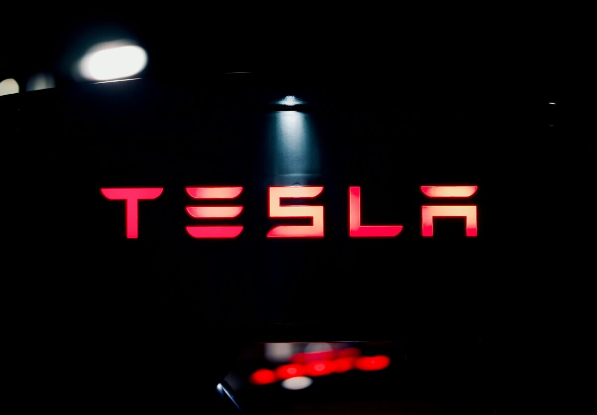 Tesla Net Worth pictured: Tesla logo