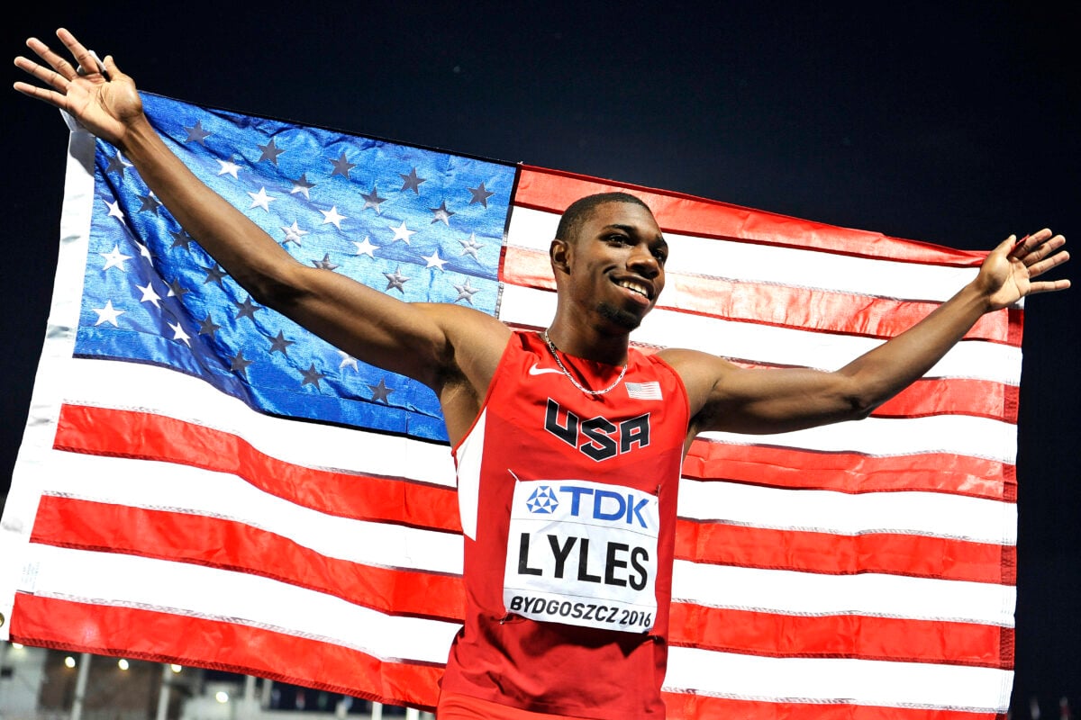 Noah Lyles Net Worth pictured: Noah Lyles