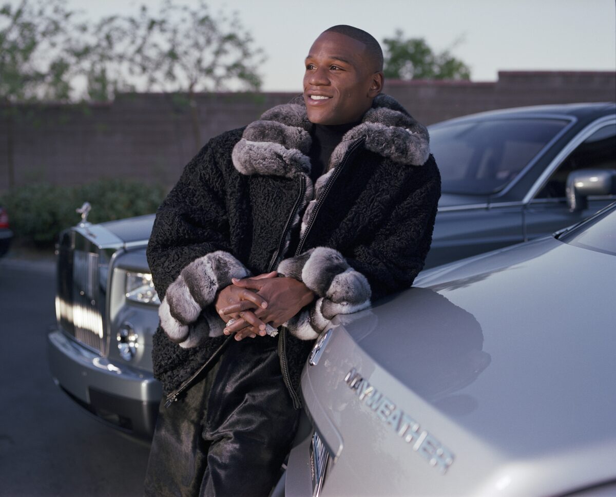 world-renowned boxer and businessman Floyd Mayweather at his las Vegas home 