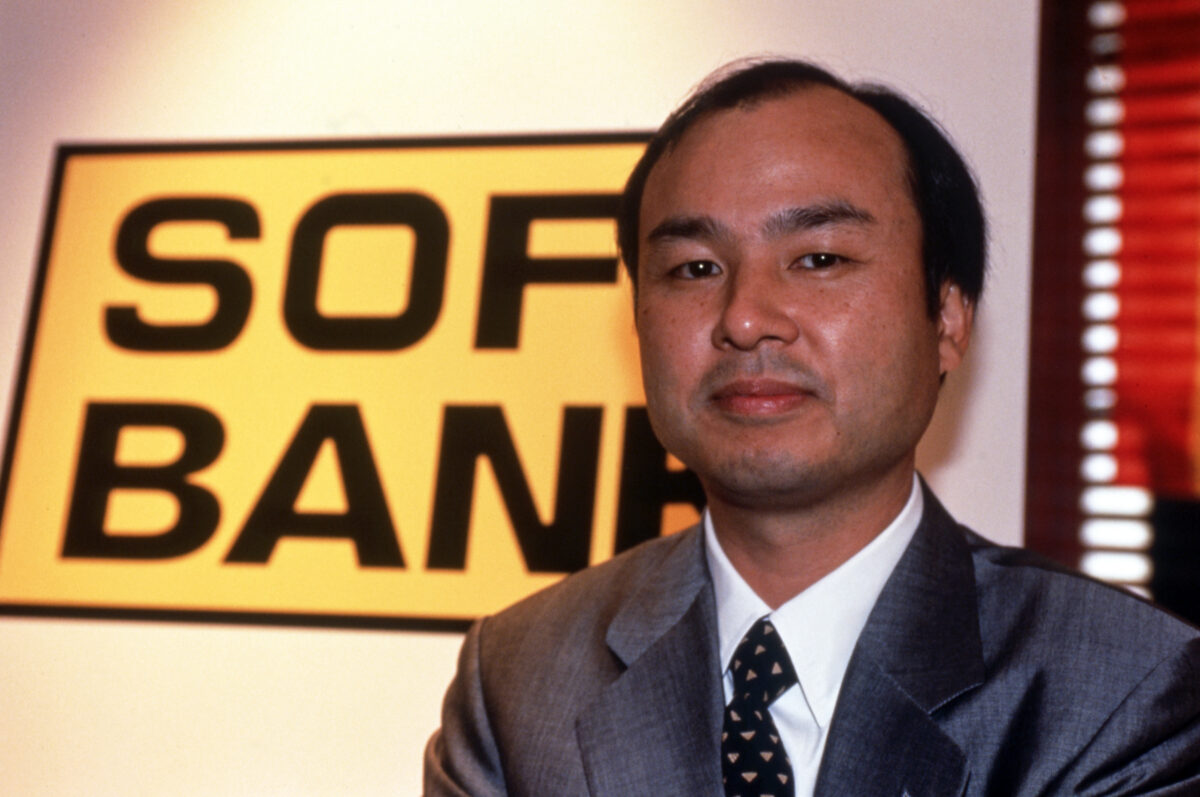 SoftBank Stock pictured: Masayoshi Son