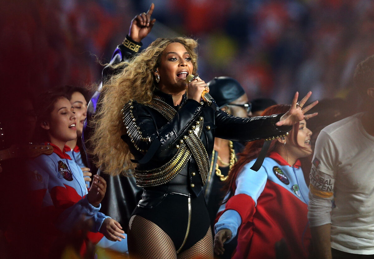 Beyoncé Halftime Show pictured: Beyoncé Super Bowl